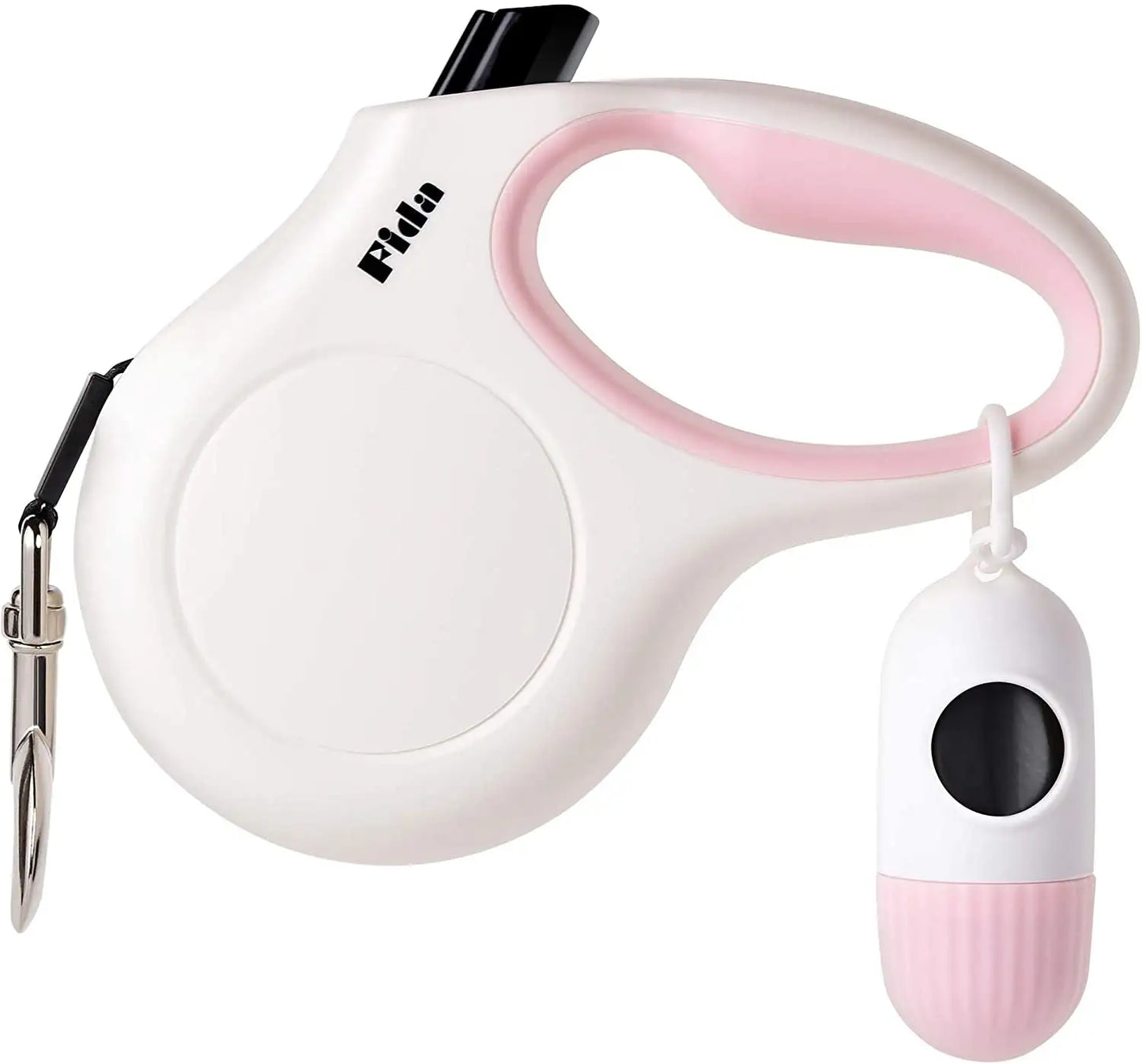 Retractable Dog Leash with Bag Dispenser